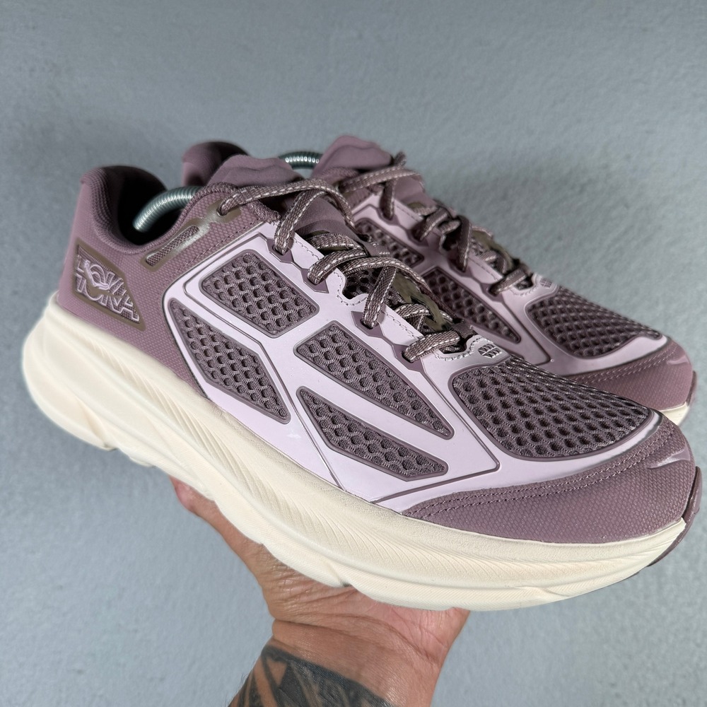 Hoka One One Clifton L LS Cinder Vapor Purple 1155370 CVC Mens 11.5 Womens 12.5